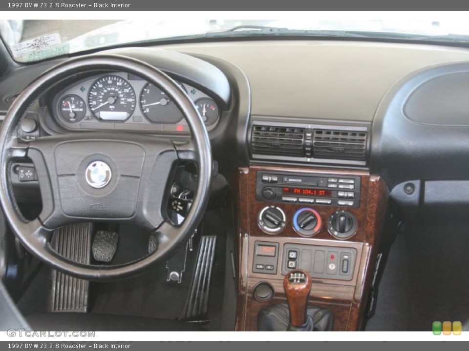 Black Interior Dashboard for the 1997 BMW Z3 2.8 Roadster #50822784