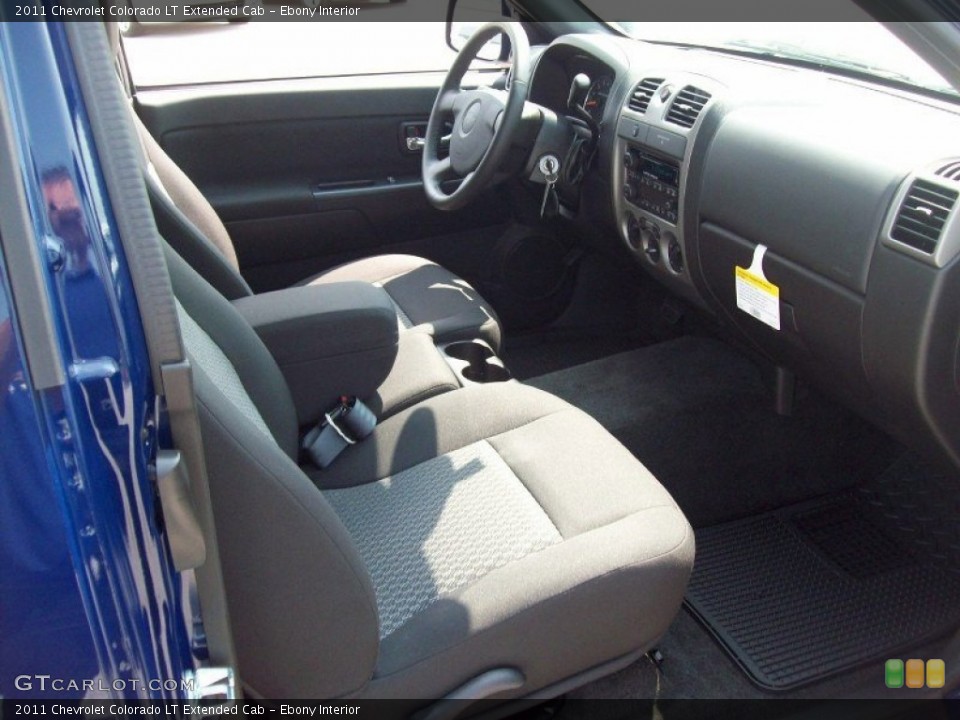 Ebony Interior Photo for the 2011 Chevrolet Colorado LT Extended Cab #50824446