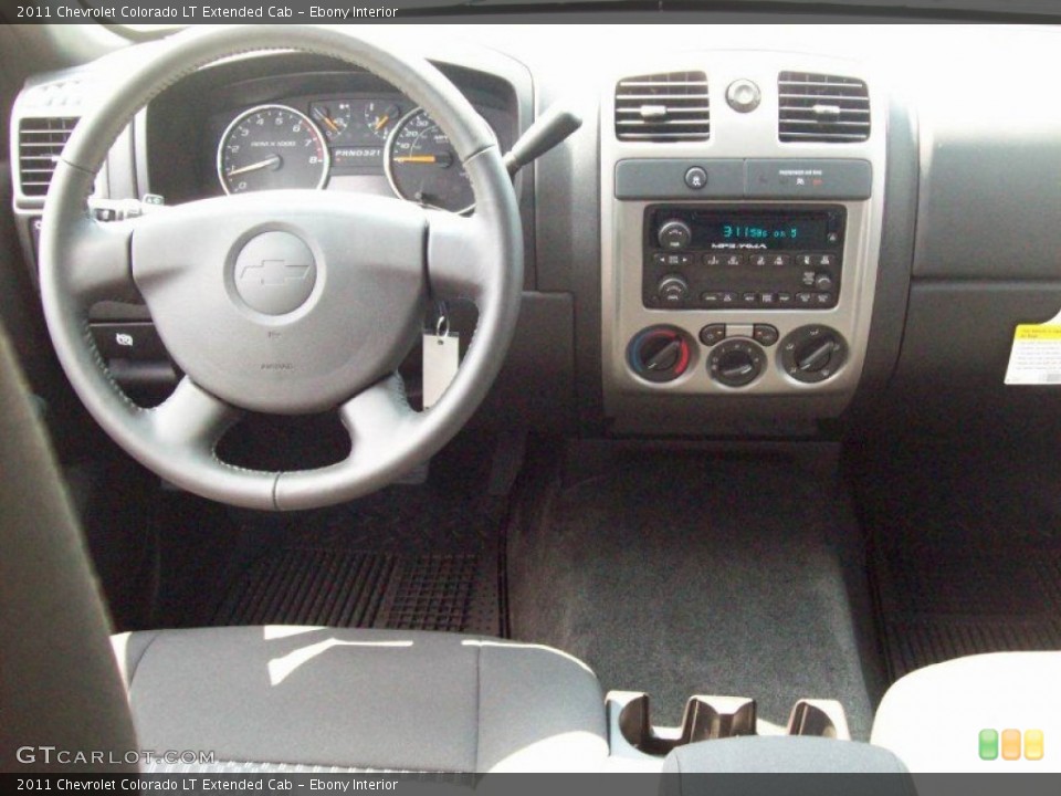 Ebony Interior Dashboard for the 2011 Chevrolet Colorado LT Extended Cab #50824461