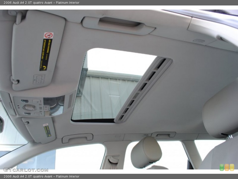 Platinum Interior Sunroof for the 2006 Audi A4 2.0T quattro Avant #50826810