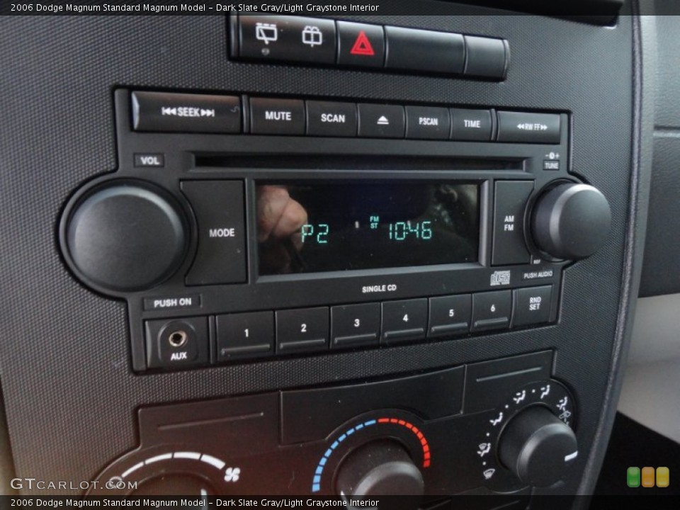 Dark Slate Gray/Light Graystone Interior Controls for the 2006 Dodge Magnum  #50827134