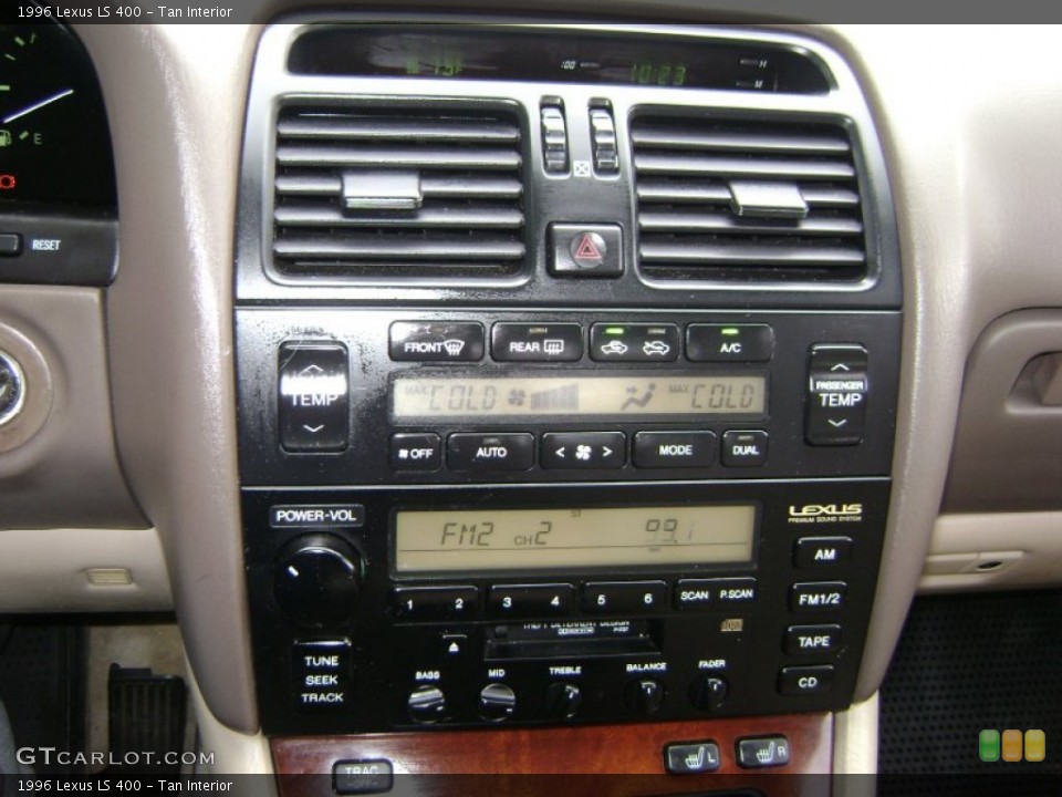 Tan Interior Controls for the 1996 Lexus LS 400 #50828592