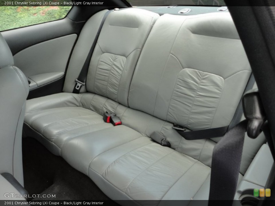 Black/Light Gray Interior Photo for the 2001 Chrysler Sebring LXi Coupe #50828862