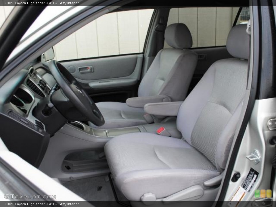 Gray Interior Photo for the 2005 Toyota Highlander 4WD #50831376