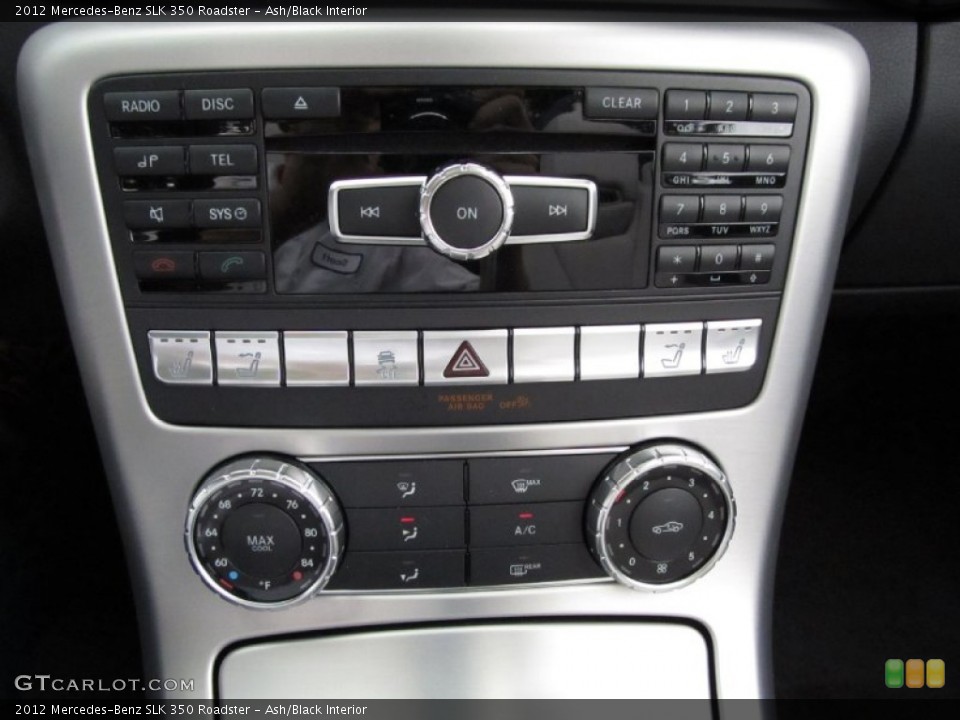 Ash/Black Interior Controls for the 2012 Mercedes-Benz SLK 350 Roadster #50833482
