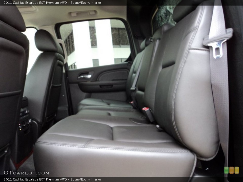 Ebony/Ebony Interior Photo for the 2011 Cadillac Escalade EXT Premium AWD #50833644