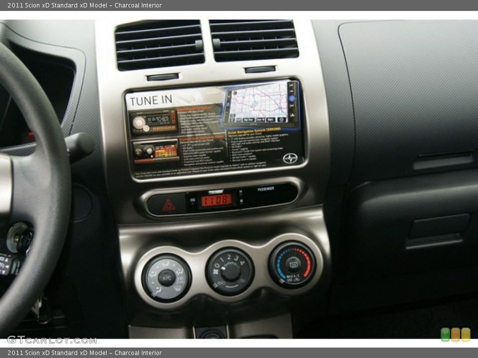 Charcoal Interior Controls for the 2011 Scion xD  #50835474