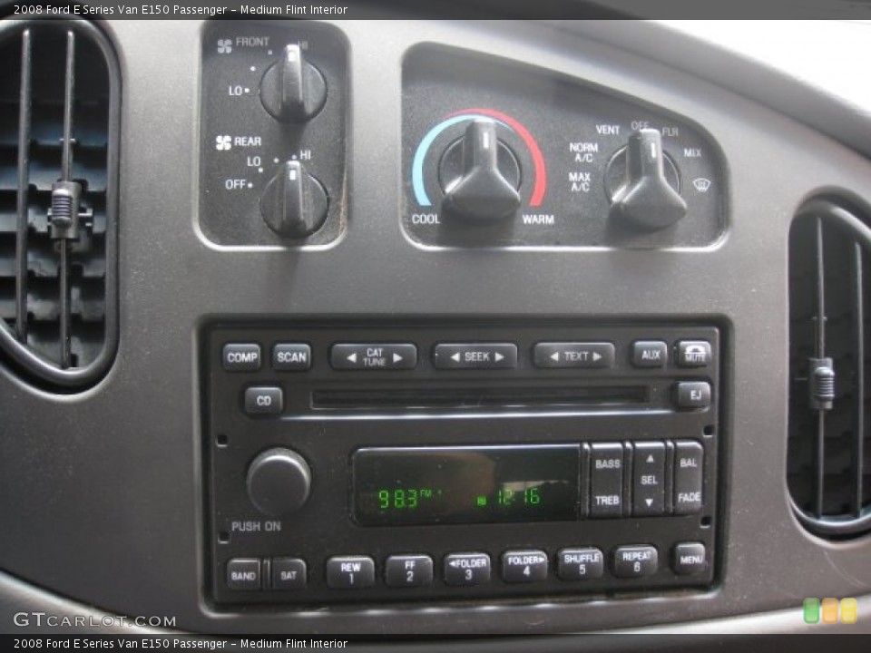 Medium Flint Interior Controls for the 2008 Ford E Series Van E150 Passenger #50835735