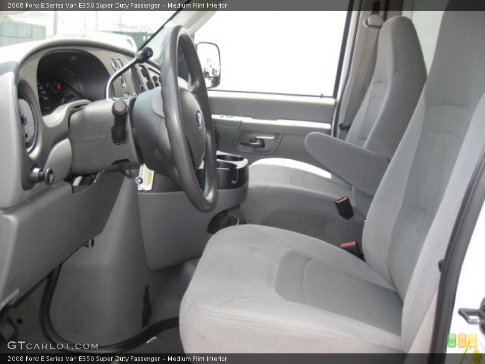 Medium Flint Interior Photo for the 2008 Ford E Series Van E350 Super Duty Passenger #50835873