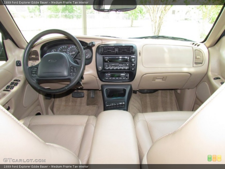 Medium Prairie Tan Interior Dashboard for the 1999 Ford Explorer Eddie Bauer #50836971