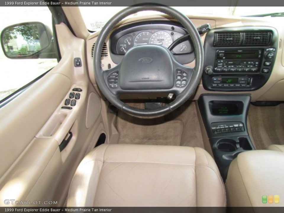 Medium Prairie Tan Interior Dashboard for the 1999 Ford Explorer Eddie Bauer #50836986