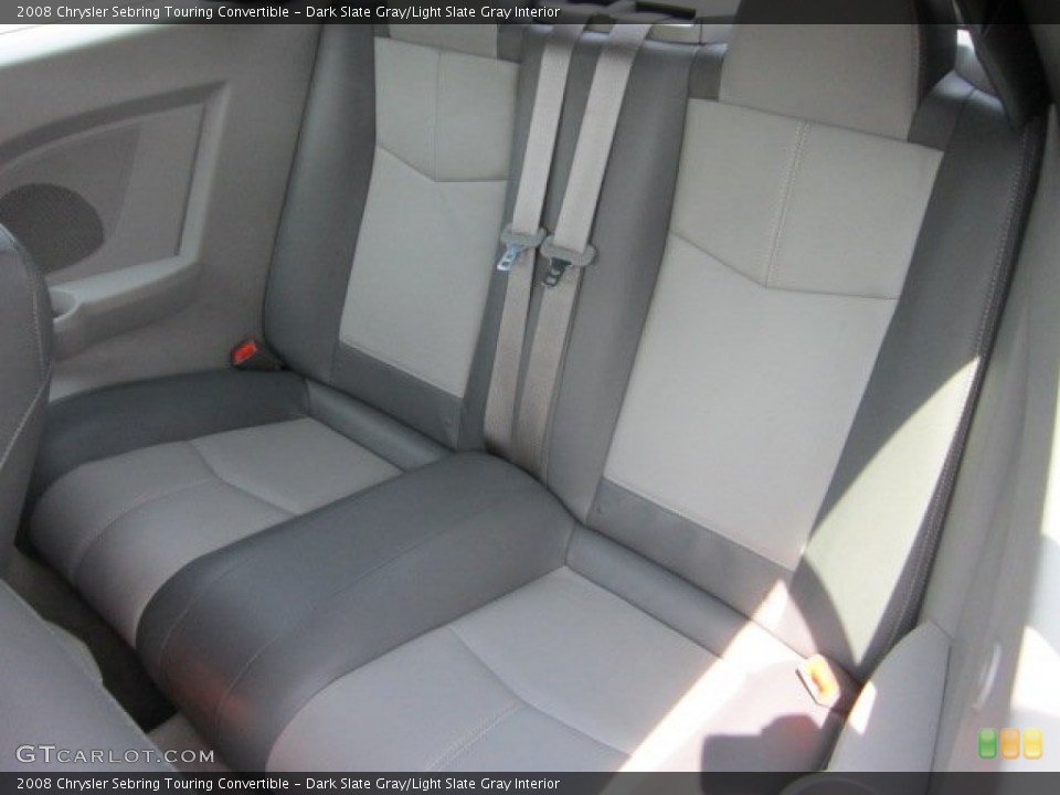 Dark Slate Gray/Light Slate Gray Interior Photo for the 2008 Chrysler Sebring Touring Convertible #50838180