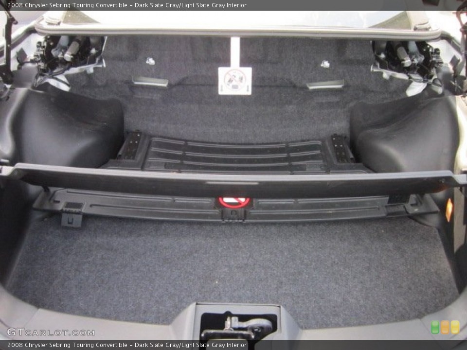 Dark Slate Gray/Light Slate Gray Interior Trunk for the 2008 Chrysler Sebring Touring Convertible #50838192