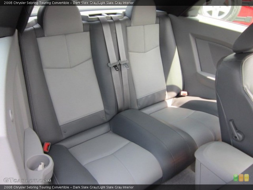 Dark Slate Gray/Light Slate Gray Interior Photo for the 2008 Chrysler Sebring Touring Convertible #50838222