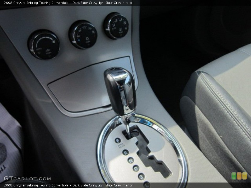 Dark Slate Gray/Light Slate Gray Interior Transmission for the 2008 Chrysler Sebring Touring Convertible #50838333