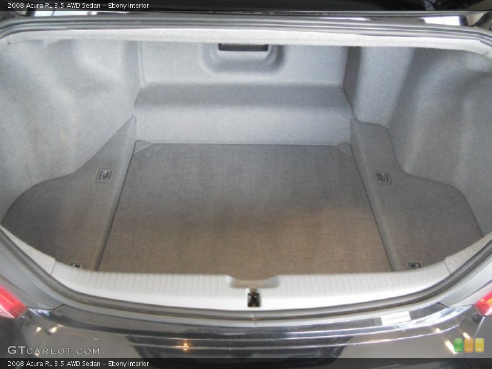Ebony Interior Trunk for the 2008 Acura RL 3.5 AWD Sedan #50839287