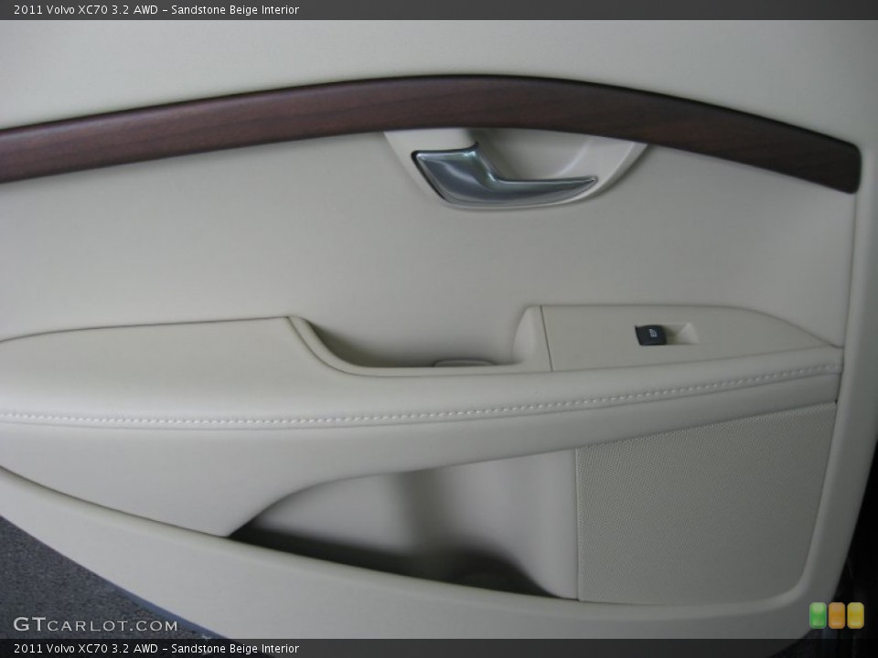 Sandstone Beige Interior Door Panel for the 2011 Volvo XC70 3.2 AWD #50840313