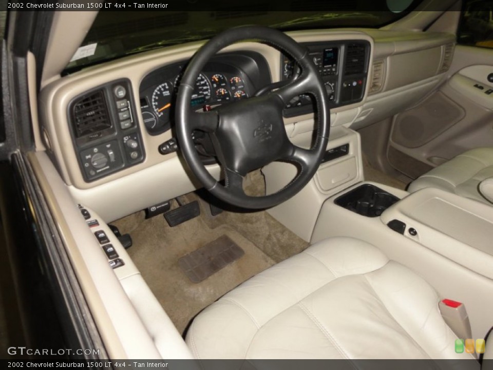 Tan Interior Photo for the 2002 Chevrolet Suburban 1500 LT 4x4 #50840421