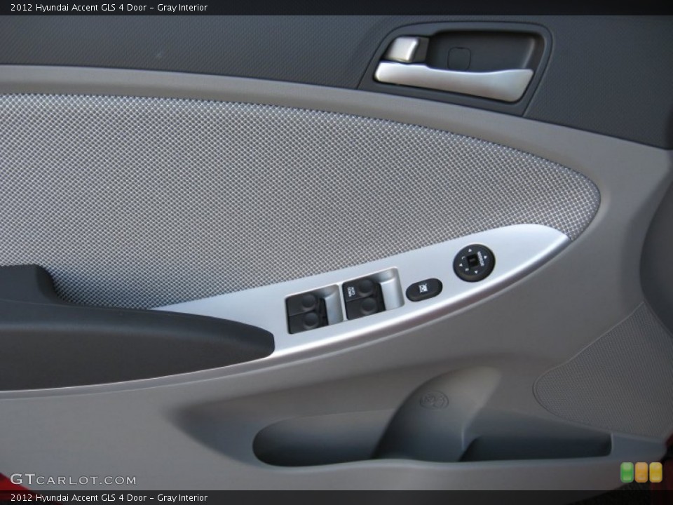 Gray Interior Door Panel for the 2012 Hyundai Accent GLS 4 Door #50841483