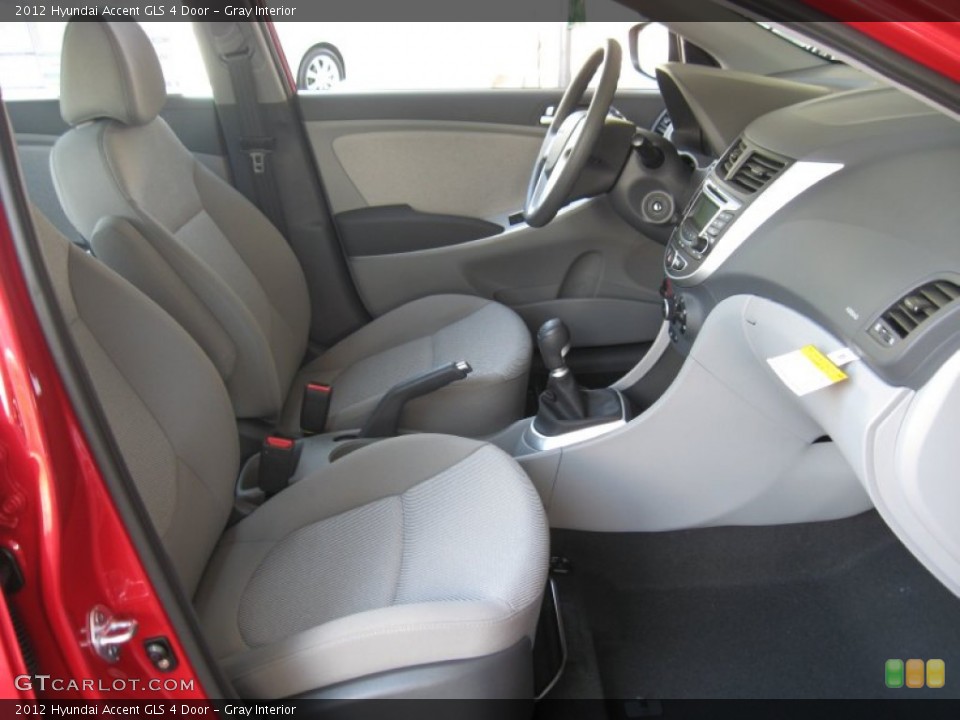 Gray Interior Photo for the 2012 Hyundai Accent GLS 4 Door #50841540