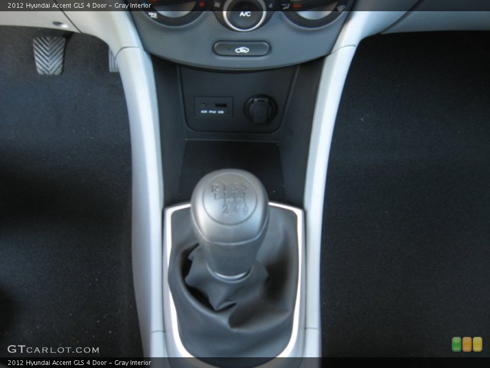 Gray Interior Transmission for the 2012 Hyundai Accent GLS 4 Door #50841600