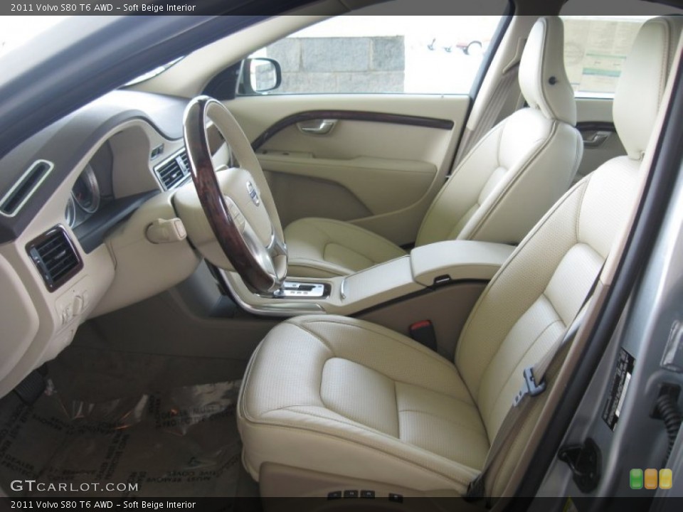 Soft Beige Interior Photo for the 2011 Volvo S80 T6 AWD #50841831