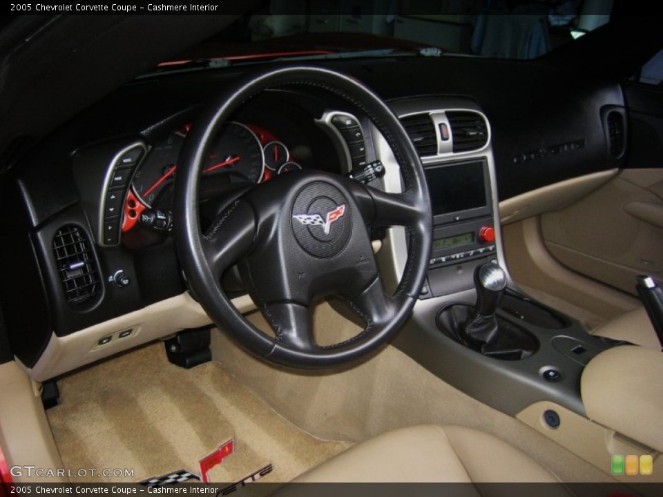 Cashmere Interior Prime Interior for the 2005 Chevrolet Corvette Coupe #50842128