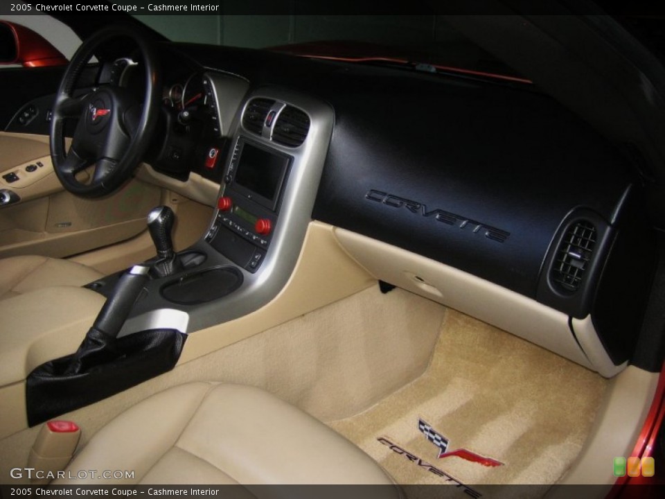 Cashmere Interior Dashboard for the 2005 Chevrolet Corvette Coupe #50842143