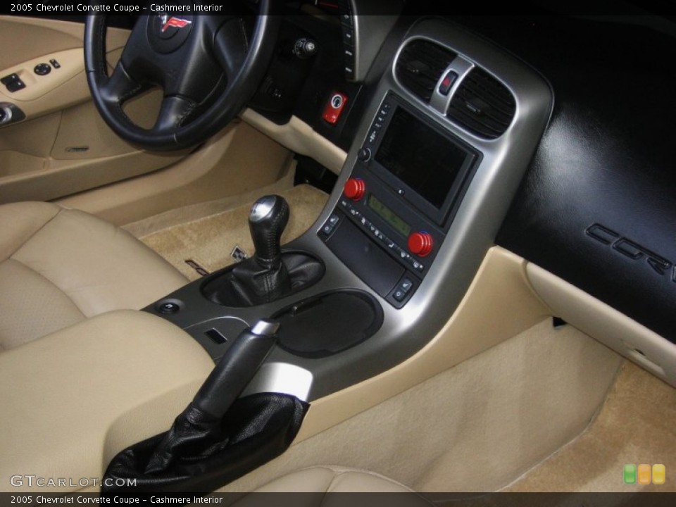 Cashmere Interior Controls for the 2005 Chevrolet Corvette Coupe #50842158
