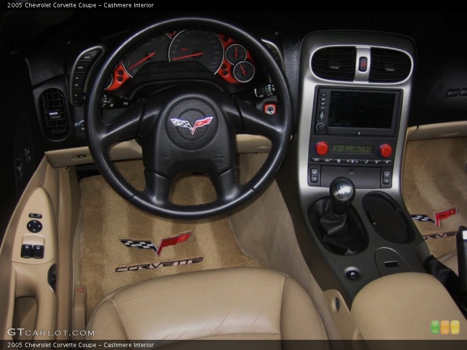 Cashmere Interior Dashboard for the 2005 Chevrolet Corvette Coupe #50842176