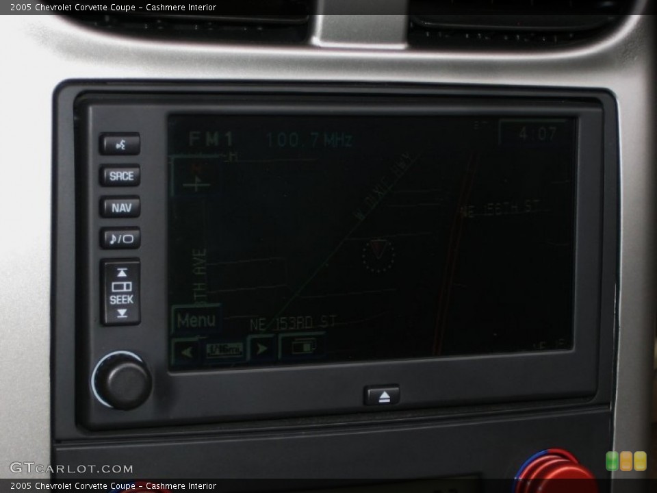 Cashmere Interior Controls for the 2005 Chevrolet Corvette Coupe #50842245