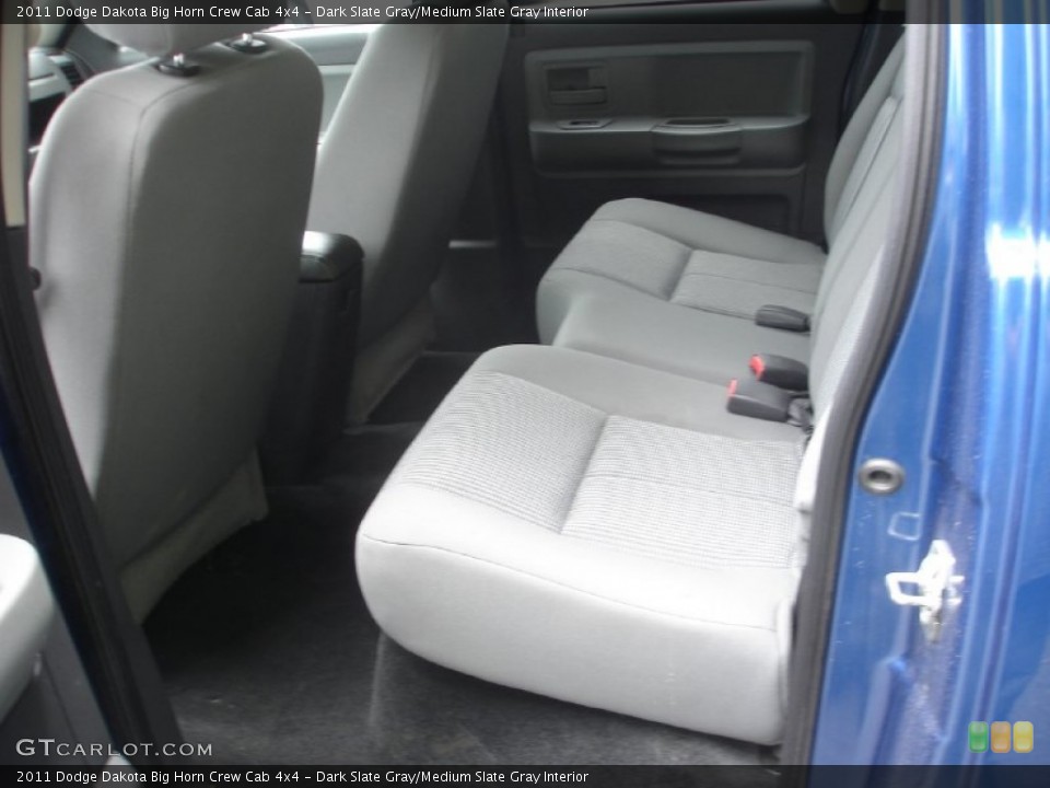 Dark Slate Gray/Medium Slate Gray Interior Photo for the 2011 Dodge Dakota Big Horn Crew Cab 4x4 #50842581