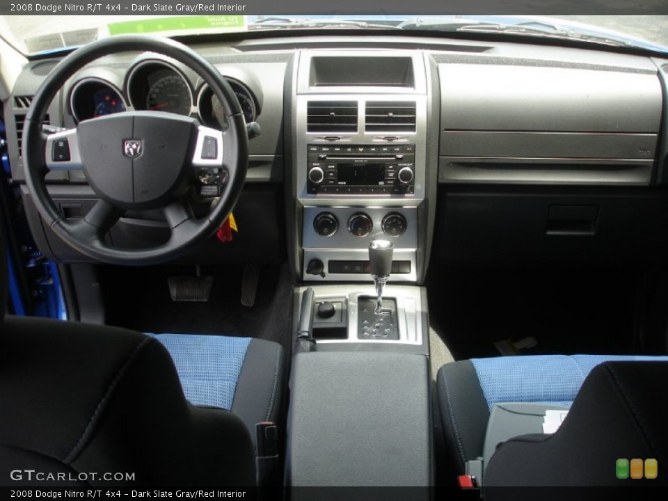 Dark Slate Gray/Red Interior Dashboard for the 2008 Dodge Nitro R/T 4x4 #50842818