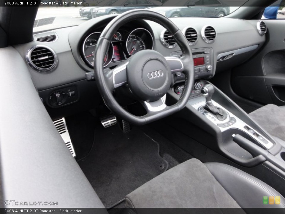 Black Interior Prime Interior for the 2008 Audi TT 2.0T Roadster #50843562