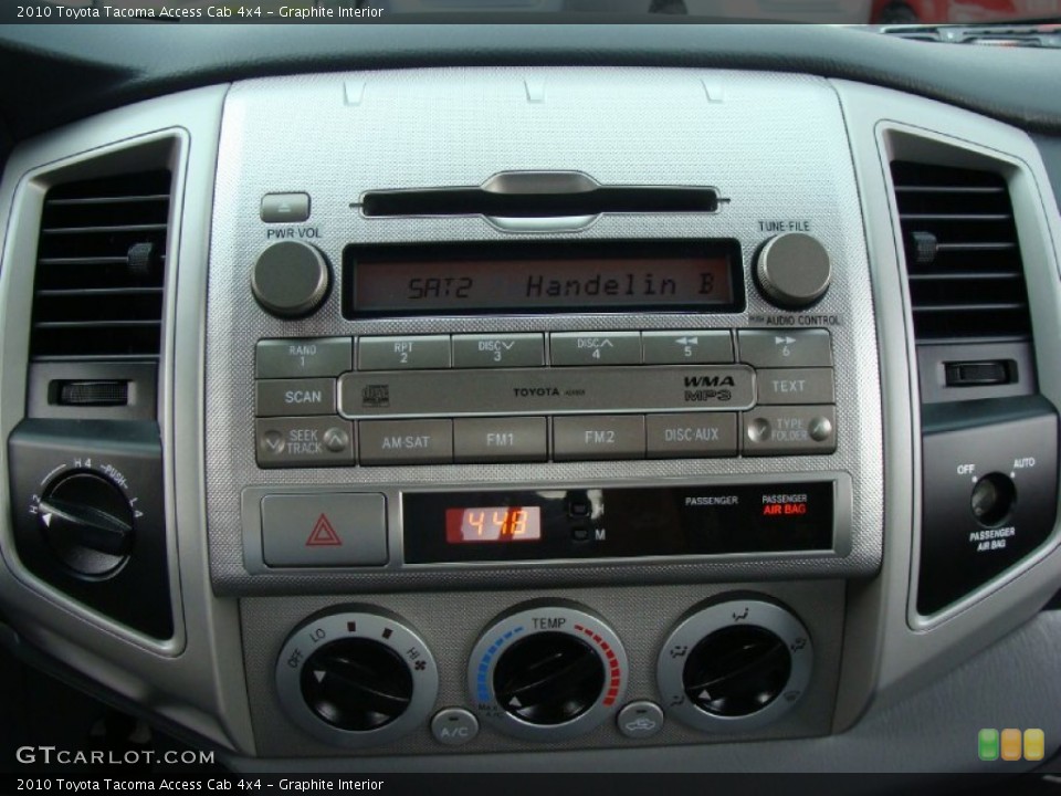 Graphite Interior Controls for the 2010 Toyota Tacoma Access Cab 4x4 #50844009