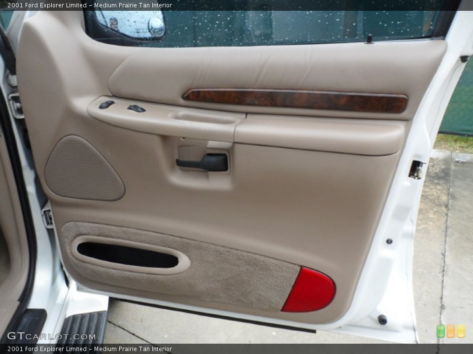 Medium Prairie Tan Interior Door Panel for the 2001 Ford Explorer Limited #50845047
