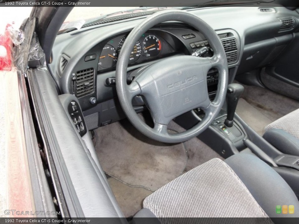 Gray Interior Photo for the 1992 Toyota Celica GT-S Coupe #50846835