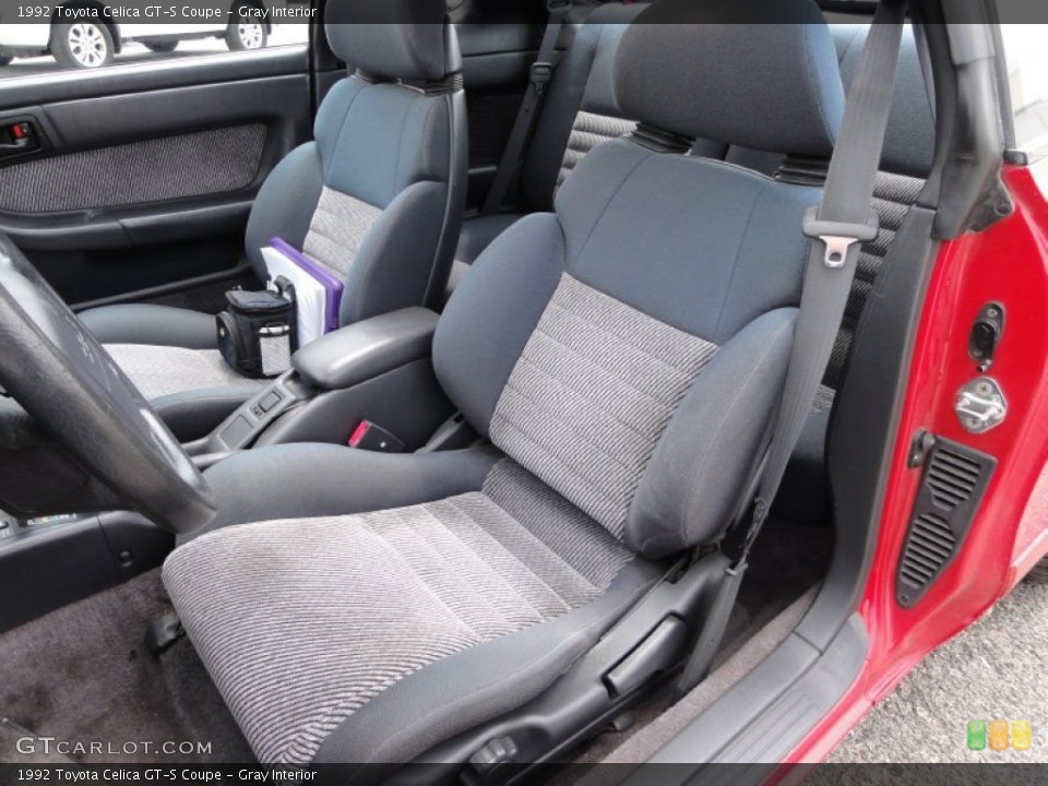 Gray Interior Photo for the 1992 Toyota Celica GT-S Coupe #50846922