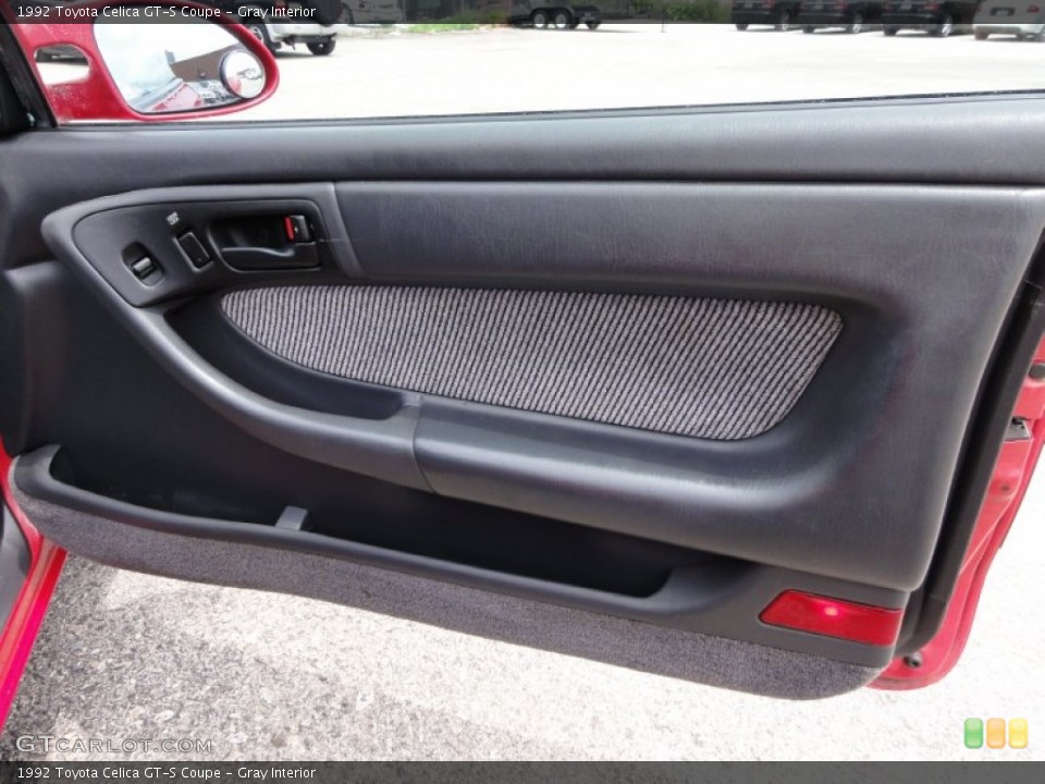 Gray Interior Door Panel for the 1992 Toyota Celica GT-S Coupe #50847006