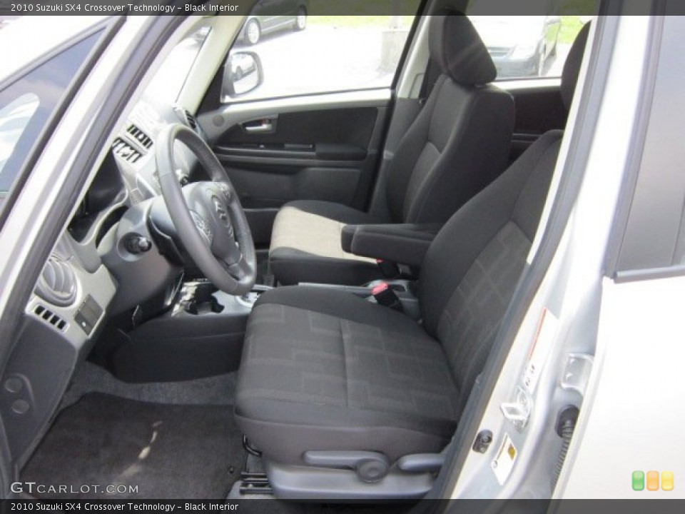 Black Interior Photo for the 2010 Suzuki SX4 Crossover Technology #50847150