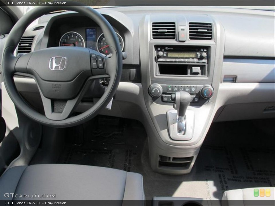 Gray Interior Dashboard for the 2011 Honda CR-V LX #50848017