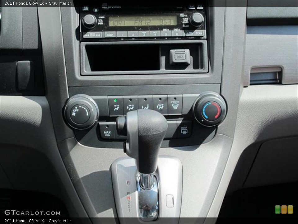Gray Interior Controls for the 2011 Honda CR-V LX #50848065