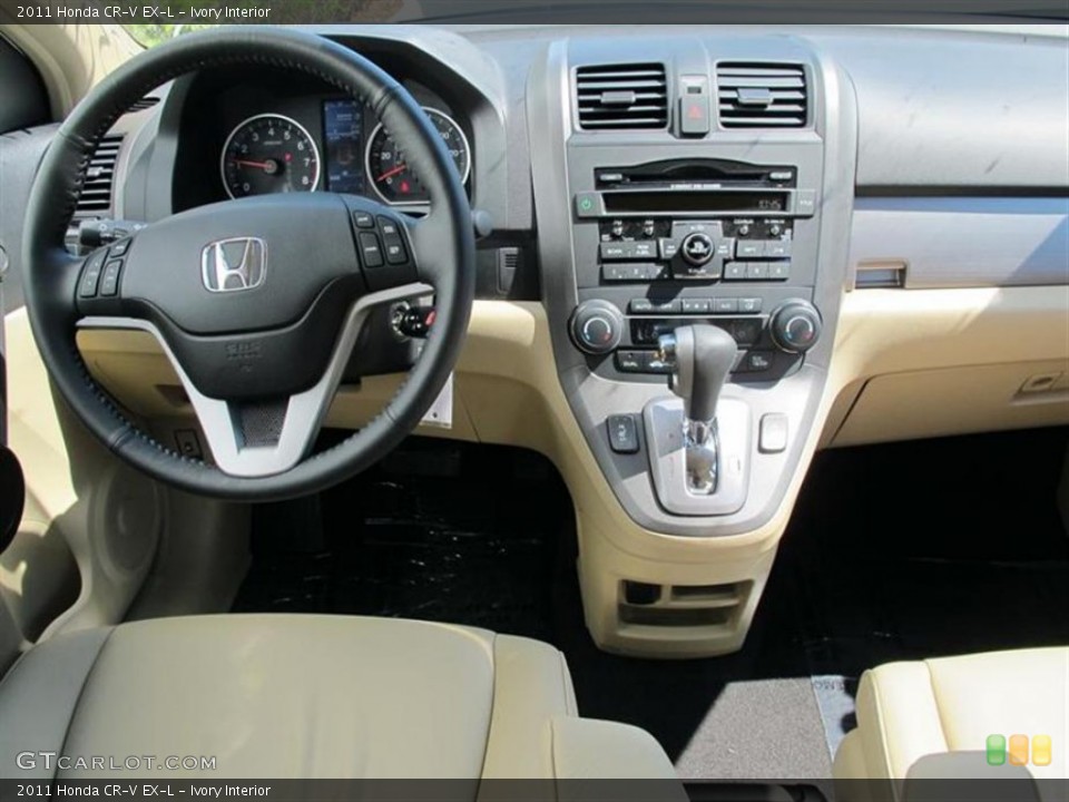 Ivory Interior Dashboard for the 2011 Honda CR-V EX-L #50848353