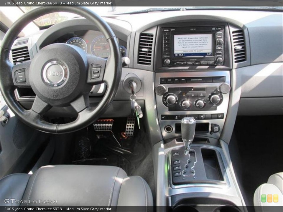 Medium Slate Gray Interior Dashboard for the 2006 Jeep Grand Cherokee SRT8 #50849664