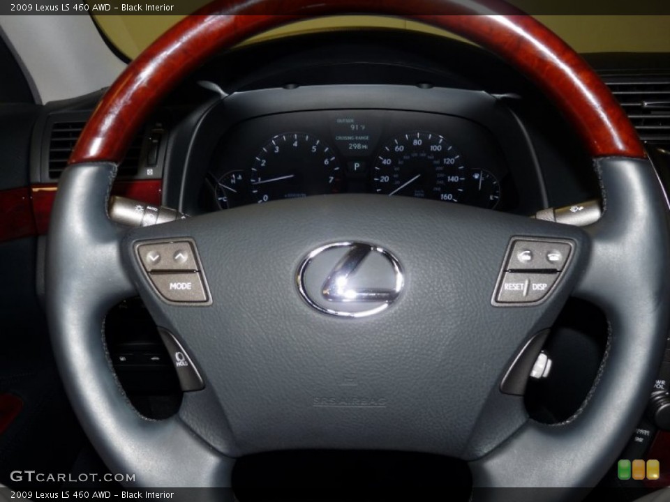 Black Interior Steering Wheel for the 2009 Lexus LS 460 AWD #50850004