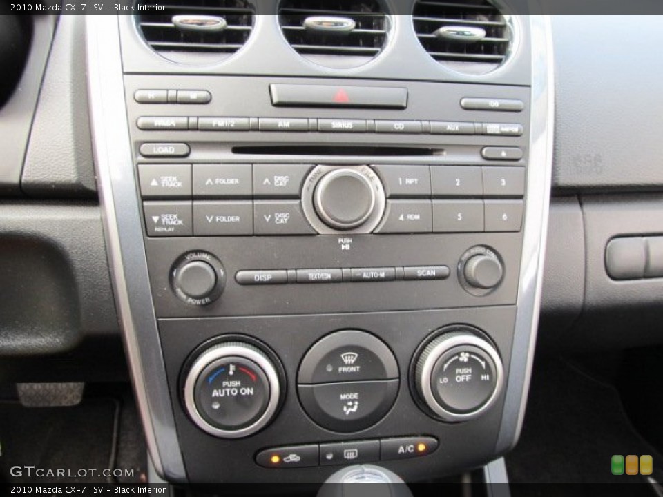 Black Interior Controls for the 2010 Mazda CX-7 i SV #50851057