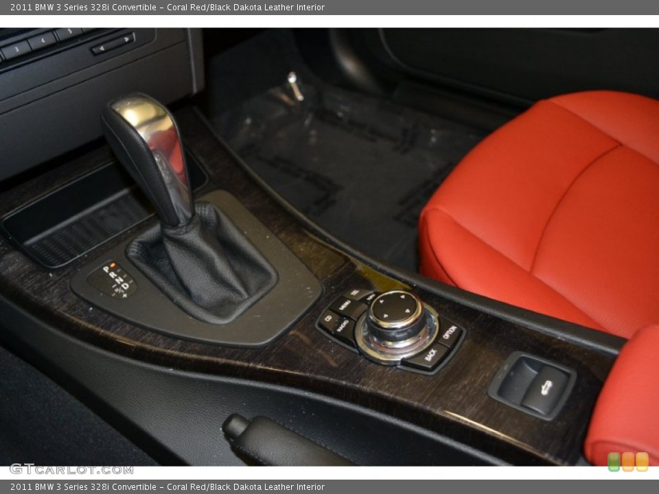 Coral Red/Black Dakota Leather Interior Transmission for the 2011 BMW 3 Series 328i Convertible #50852581