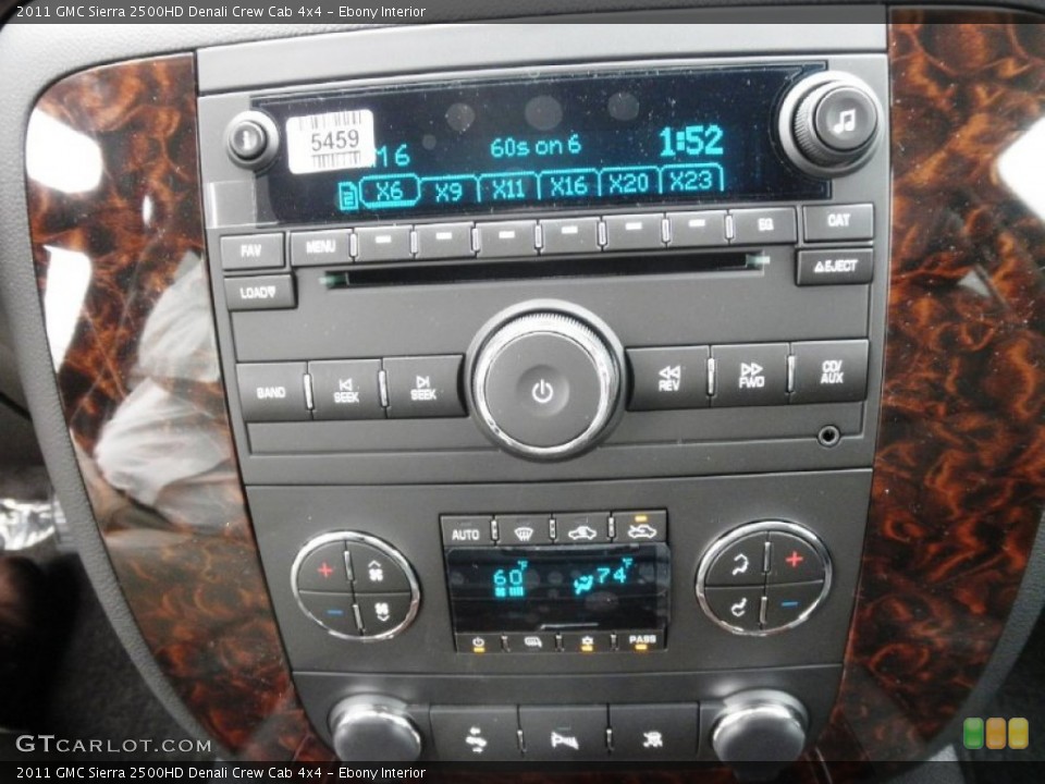 Ebony Interior Controls for the 2011 GMC Sierra 2500HD Denali Crew Cab 4x4 #50852740