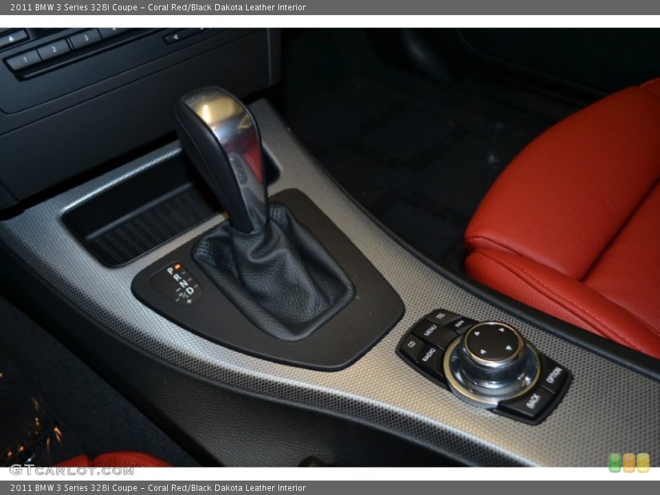 Coral Red/Black Dakota Leather Interior Transmission for the 2011 BMW 3 Series 328i Coupe #50853673