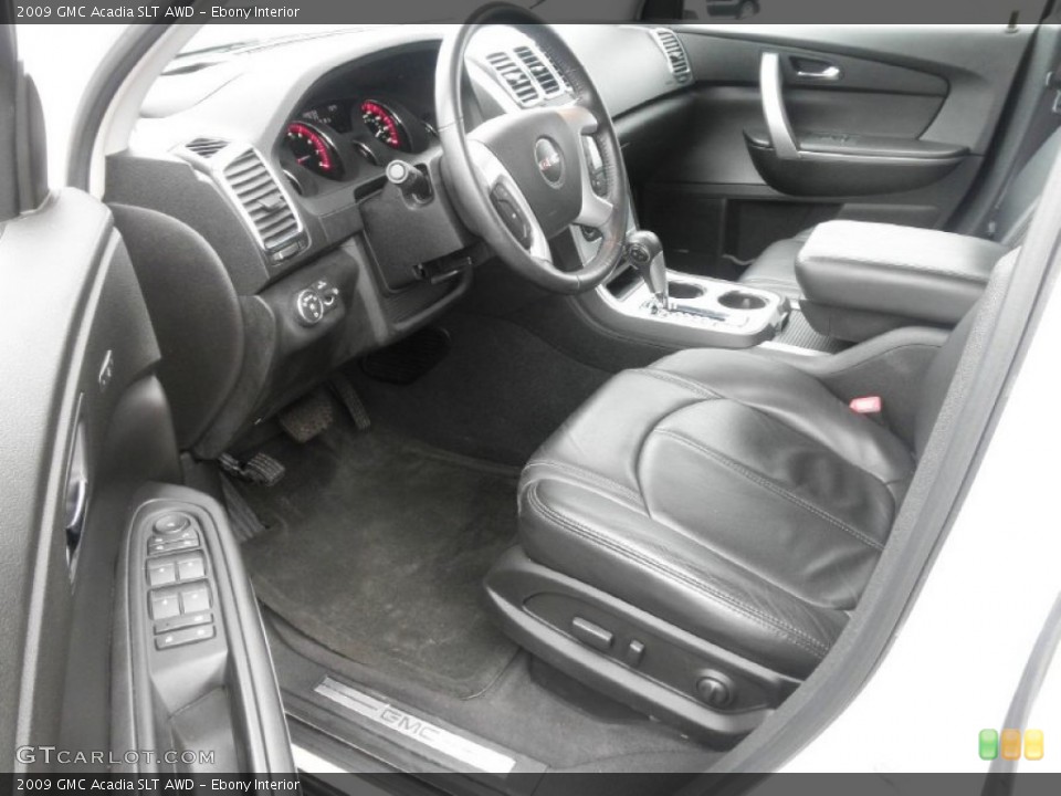 Ebony Interior Photo for the 2009 GMC Acadia SLT AWD #50854147